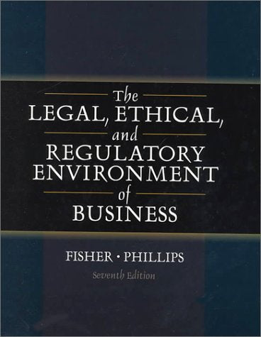 The Legal, Ethical and Regulatory Environment of Business,Used