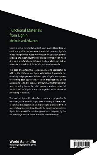 FUNCTIONAL MATERIALS FROM LIGNIN: METHODS AND ADVANCES (Sustainable Chemistry),Used