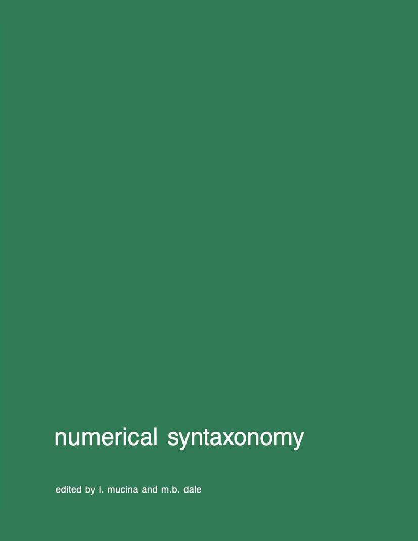 Numerical syntaxonomy (Advances in Vegetation Science, 10),Used