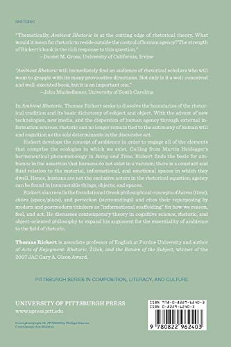 Ambient Rhetoric: The Attunements Of Rhetorical Being (Composition, Literacy, And Culture, 163)