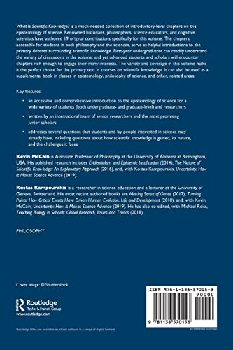 What is Scientific Knowledge?: An Introduction to Contemporary Epistemology of Science,Used