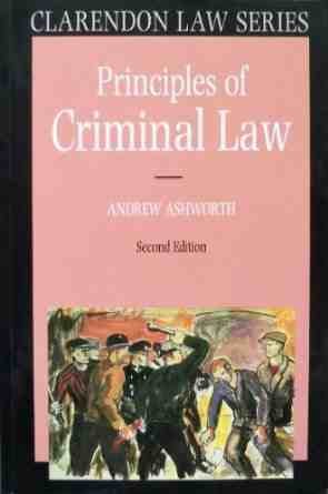 Principles Of Criminal Law (Clarendon Law Series),Used