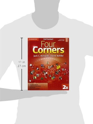 Four Corners Level 2 Full Contact B with Selfstudy CDROM,Used