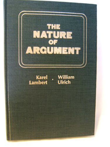 The nature of argument,Used