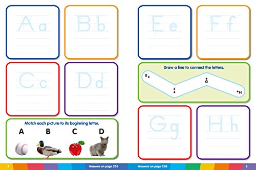1001 STEAM Preschool Activity Workbook: Learn Sight Words, Letters, Numbers, Phonics, Shapes and More with Fun Activities!  320,Used