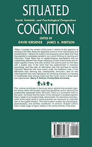 Situated Cognition: Social, Semiotic, and Psychological Perspectives,Used