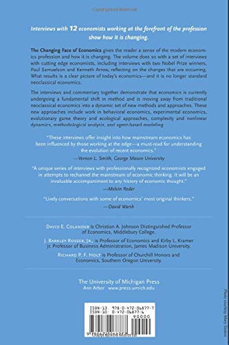 The Changing Face of Economics: Conversations with Cutting Edge Economists,Used