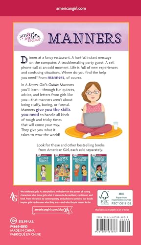 A Smart Girl'S Guide: Manners: The Secrets To Grace, Confidence, And Being Your Best (American Girl Wellbeing)