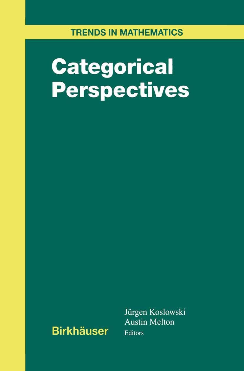 Categorical Perspectives (Trends in Mathematics),Used