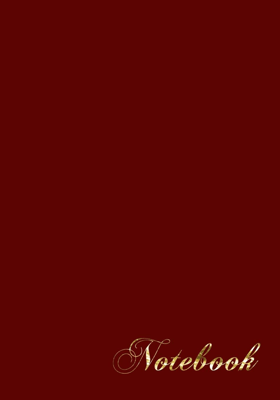 Cherry Minimalist Dot Grid Notebook  7x10 125 dot grid pages Matte Cherry Matte Silk Cover with sturdy white pages notebook,Used