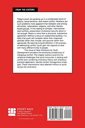 Negotiation: Interpersonal Approaches to Intergroup Conflict: New Directions for Youth Development, Number 102 (JB MHS Single I,Used