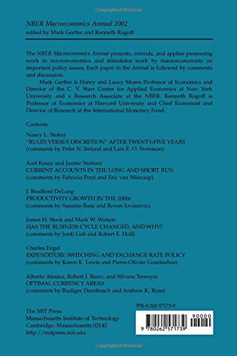 NBER Macroeconomics Annual 2002 (NBER Macroeconomics Annual series),Used