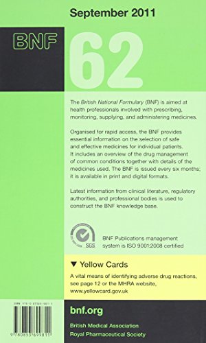 British National Formulary 62: September 2011,Used
