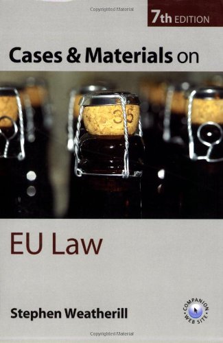 Cases and Materials on EU Law,Used