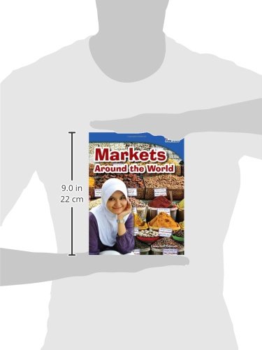 Teacher Created Materials  TIME For Kids Informational Text: Markets Around the World  Grade 3  Guided Reading Level N,Used