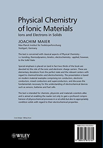 Physical Chemistry of Ionic Materials: Ions and Electrons in Solids,Used