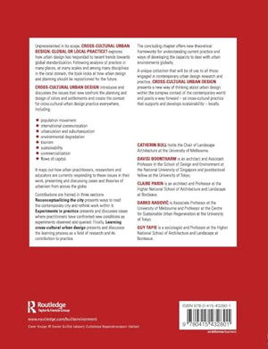 CrossCultural Urban Design: Global or Local Practice?,Used