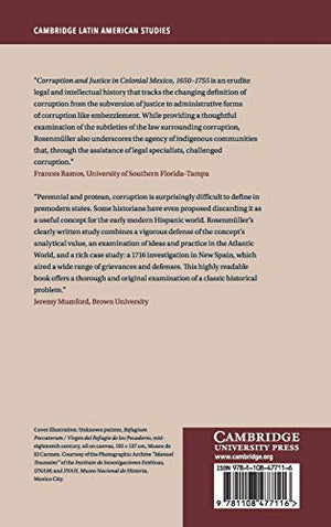 Corruption and Justice in Colonial Mexico, 16501755 (Cambridge Latin American Studies, Series Number 113),Used