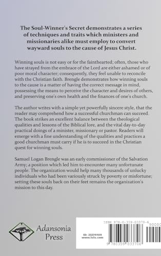 The SoulWinner's Secret: How to Convert Others to the Christian Cause Through Spiritual Leadership and an Organized Church (Har,Used