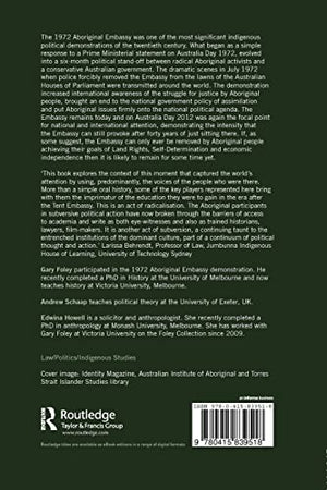 The Aboriginal Tent Embassy: Sovereignty, Black Power, Land Rights and the State,Used