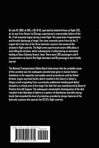 AIR CRASH INVESTIGATIONS: DRAMA IN SIOUX CITY The Crash of United Airlines Flight 232,Used