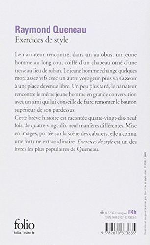 Exercices De Style (French Edition),Used