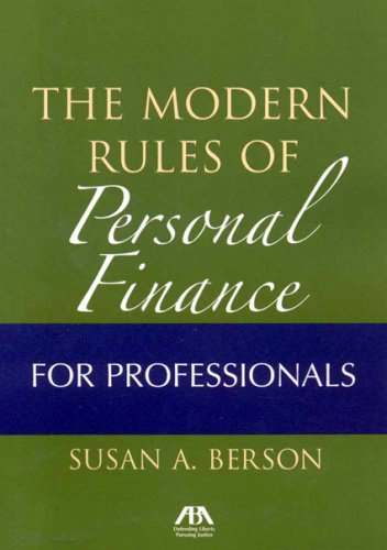 Modern Rules of Personal Finance for Professionals,Used