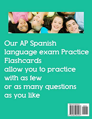 AP Spanish language exam Practice 3000+ Flashcards (shuffled version 11000): Advanced placement Spanish language test questions,Used