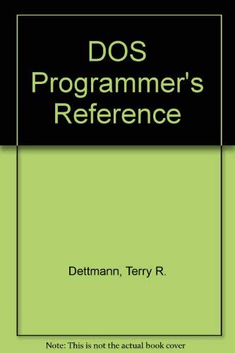 DOS programmer's reference (Programming series),Used
