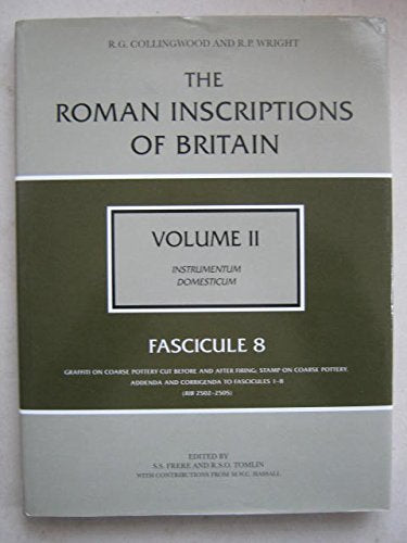 The Roman Inscriptions Of Britain Volume Ii, Fascicule 8,Used