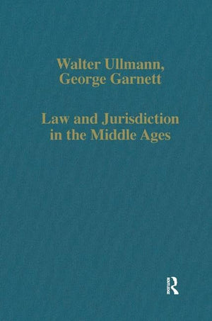 Law And Jurisdiction In The Middle Ages (Variorum Collected Studies)-new