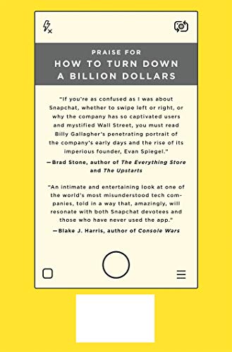 How to Turn Down a Billion Dollars: The Snapchat Story,Used