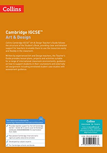 Cambridge IGCSE Art and Design Teacher Guide (Cambridge International Examinations),Used