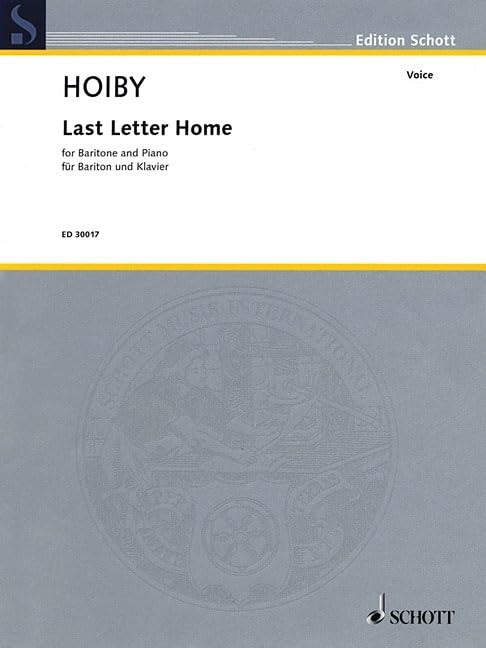 Last Letter Home: Solo Version for Baritone and Piano,Used