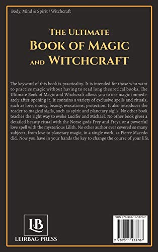 The Ultimate Book of Magic and Witchcraft: A HowTo Book on the Practice of Magic Rituals and Spells (Special Cover Edition),Used