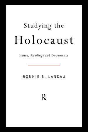 Studying The Holocaust: Issues, Readings And Documents,Used