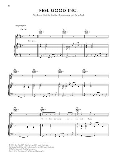 Gorillaz  Demon Days: Piano/Vocal/Chords (Faber Edition)