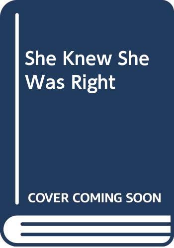 She Knew She Was Right,Used