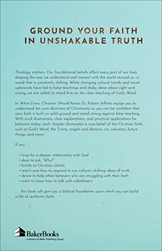 What Every Christian Should Know: 10 Core Beliefs for Standing Strong in a Shifting World (A Basic Introduction to Bible Doctrin,Used