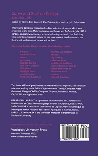 Curve and Surface Design: Saint Malo 1999 (Innovations in Applied Mathematics),Used