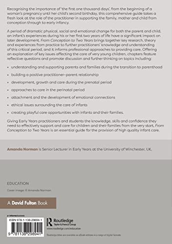 From Conception to Two Years: Development, Policy and Practice,Used