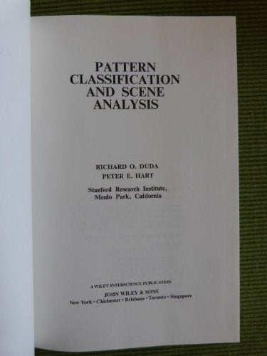 Pattern Classification And Scene Analysis,New
