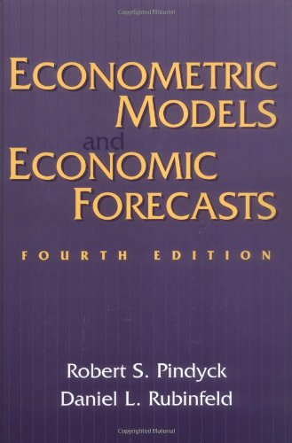 Econometric Models and Economic Forecasts,Used