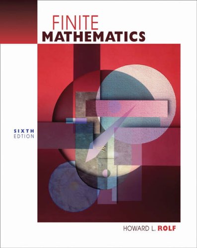 Finite Mathematics (with Digital Video Companion) (Available Titles CengageNOW),Used