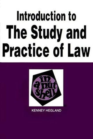 Introduction to the Study and Practice of Law in a Nutshell,Used