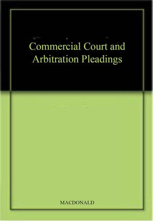 Butterworths Commercial Court And Arbitration Pleadings,Used