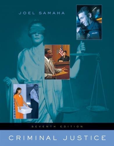 Criminal Justice (with InfoTrac) (Available Titles CengageNOW),Used