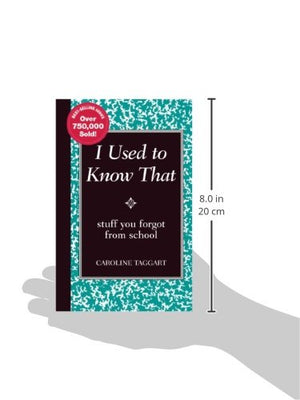 I Used to Know That: Stuff You Forgot From School (Blackboard Books),New