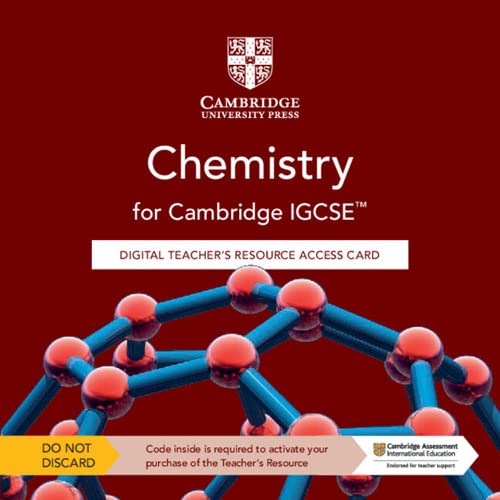 Cambridge Igcse? Chemistry Digital Teacher's Resource Access Card,Used