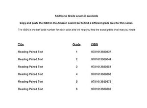 Reading Paired Text, Grade 6,Used